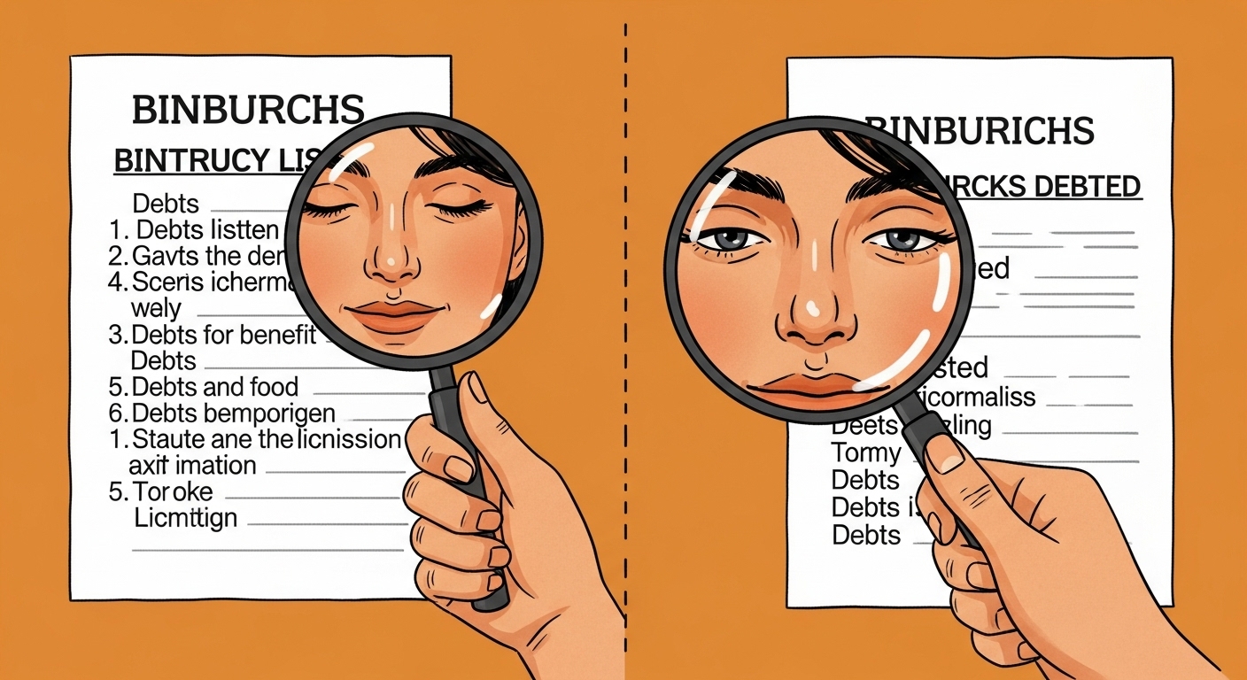 까맣게 잊은 빚, 청구이의로 탈출! 소멸시효 완성? 지급명령, 연대보증, 10년 채권의 비밀! '채권 소멸'로 빚 독촉, 빚 갚아라 막는 법 (내 권리 지키기!) 11 서류를-확인하는-사람의-머리-위로-'변제-의사'를-뜻하는-물음표가-떠있는-모습