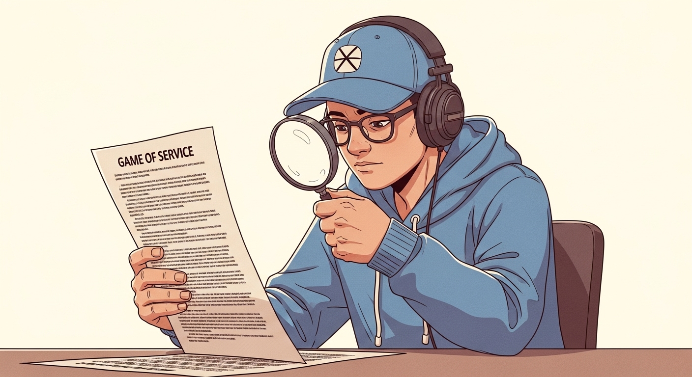 "잘못 없는데 영구정지?" 게임 회사의 '부당 정지', '금지된 행위' 증거 부족! '업(業)으로 하는 행위'만 처벌? '게임 유저' 권리 찾는 5가지 방법, '계정 해제' 주인공 되기! 17 이용약관-중-금지-행위-항목에-형광펜으로-밑줄을-긋는-장면