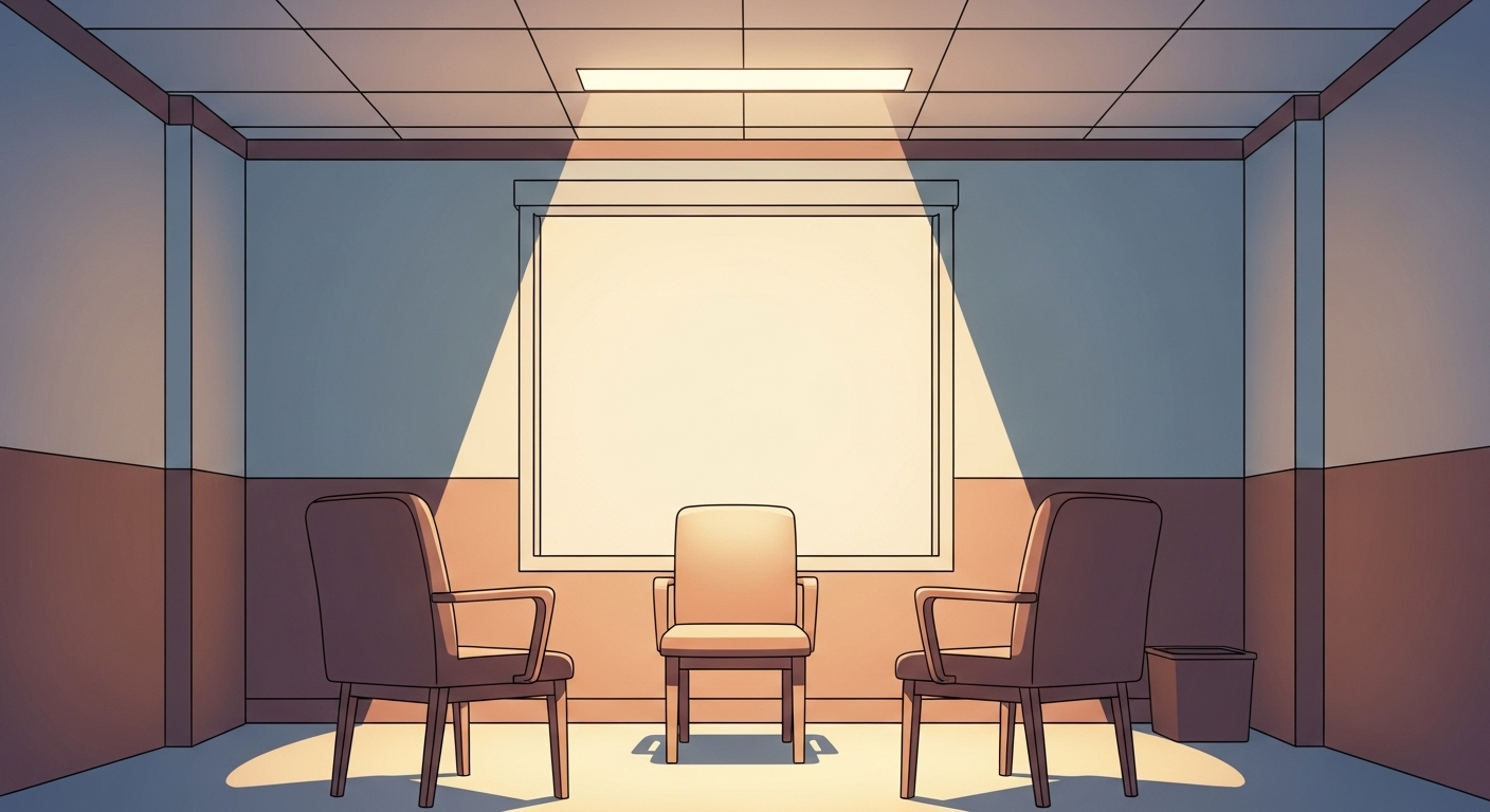 공연음란죄 처벌, 단순 벌금 아냐? 징역과 부수처분 심층 분석 12 한-사람이-상담-치료실-의자에-앉아-빛을-받으며-고개를-숙이고-있는-모습