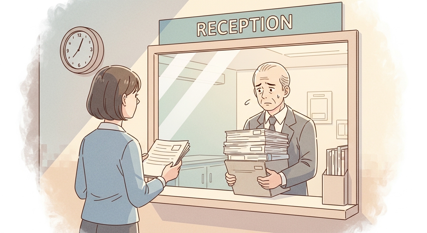 관리단 분쟁 해결 가이드: 관리인 선임 문제, 당신이 해야 할 일은? 7 입주민이-관리인에게-집회-관련-서류의-열람-및-복사를-요청하는-모습