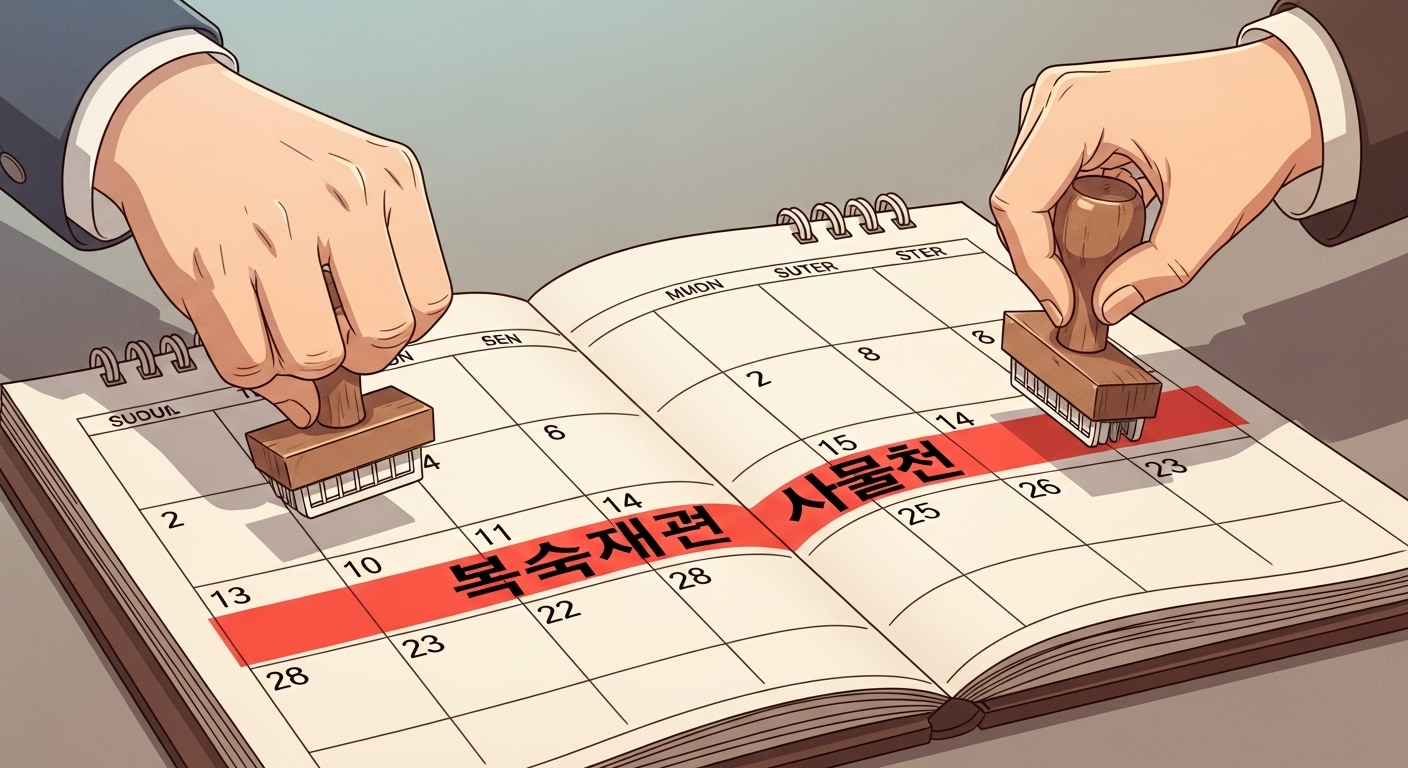정밀안전점검 미흡 감점, 특별사면 딱 1가지 조건! 3 TV-뉴스에서-특별사면-발표가-나오고-그-빛이-어두운-사무실을-비추는-모습
