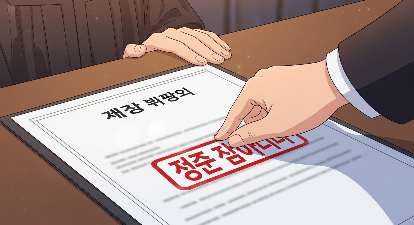 공무집행방해 집행유예 중 재범, 징역 6개월 실형 판결 상세 분석 8 판사가-쌓여있는-세-개의-기록-파일을-보며-한숨을-쉬는-모습