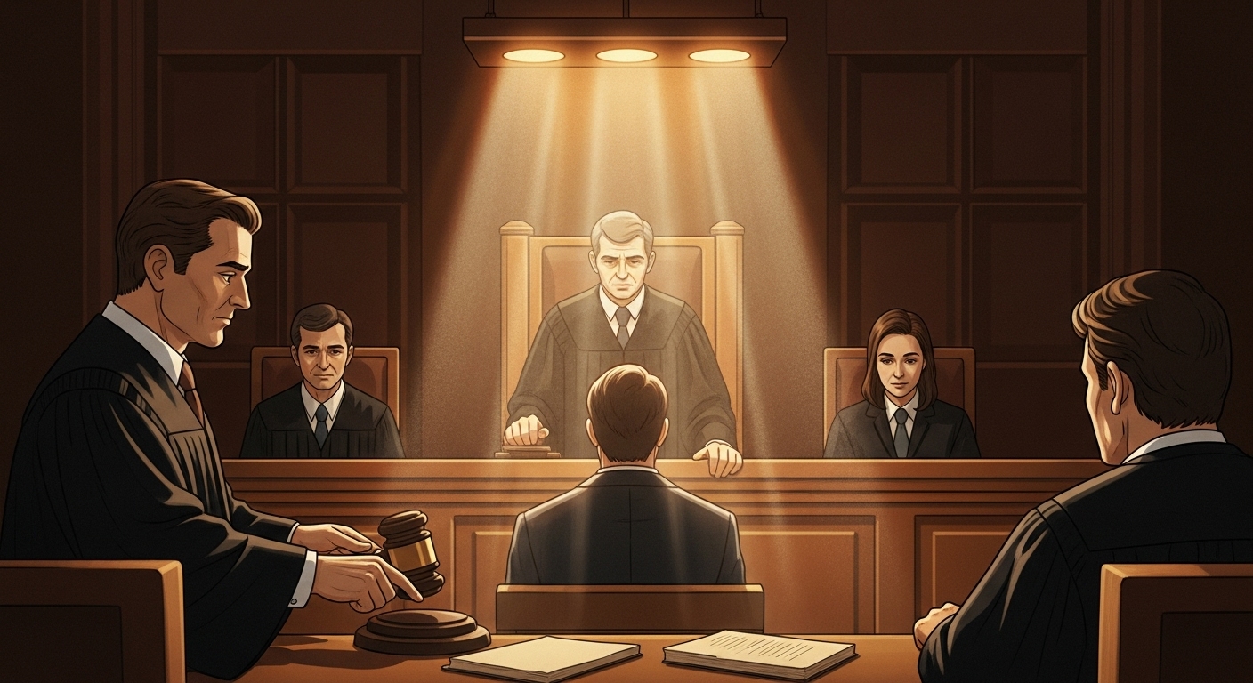 사기 무죄 증거? 검찰도 못 넘는 '무죄 방어벽' 5가지 핵심! 20 무죄-판결을-받고-법정-문을-나서며-마침내-안도의-한숨을-내쉬는-피고인의-뒷모습