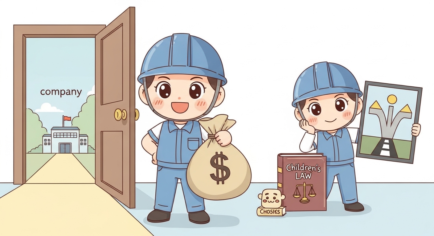 부당해고 금전보상 구제이익 회사가 복직시켜도 돈 받는 법 3가지! 7 판단-기준-시점의-중요성.-시계탑-또는-달력이-노동위원회-판정-시점을-밝게-가리키는-모습