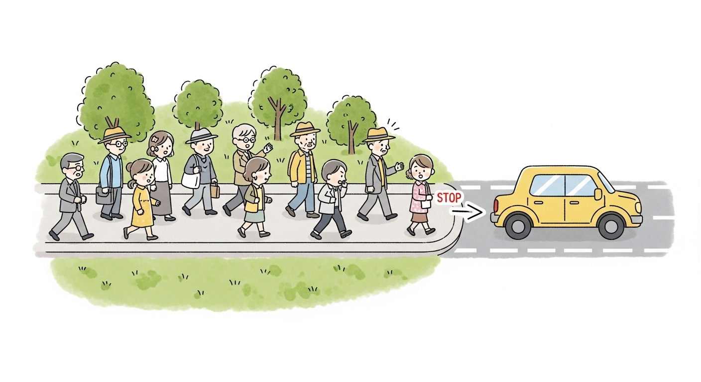 행정재산 사용허가, 내 땅 진입로로 쓰고 싶은데 왜 안될까? (거부 사례 분석) 5 평화로운-공원-산책로에-개인-차량이-들어오려고-하는-모습
