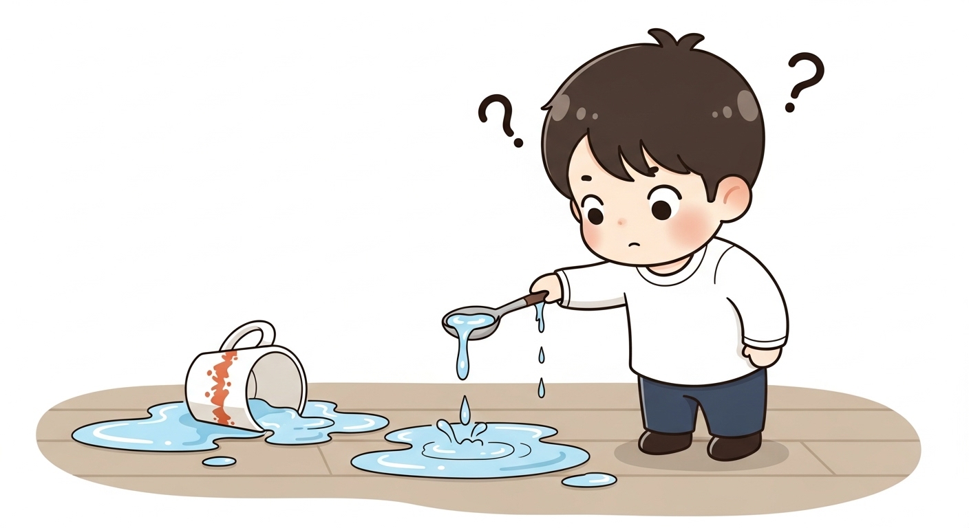 공매도 규제 위반, '실수'인데 3.5억 과징금? 자산운용사가 알아야 할 것 5 작은-숟가락으로-엎질러진-물을-다시-담으려고-애쓰는-모습