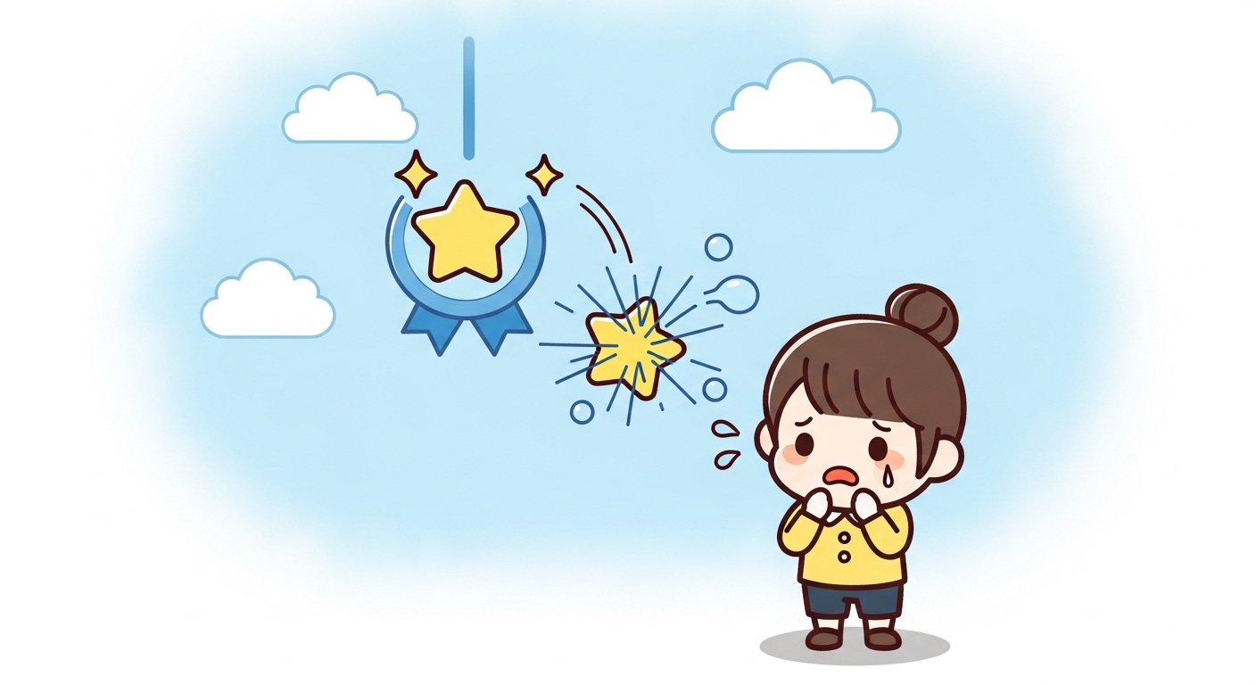 채용 내정 취소, 부당해고일까? 법원 판단 기준과 대응 방법 2 합격을-상징하는-별이-물거품처럼-터져-사라져-슬퍼하는-캐릭터