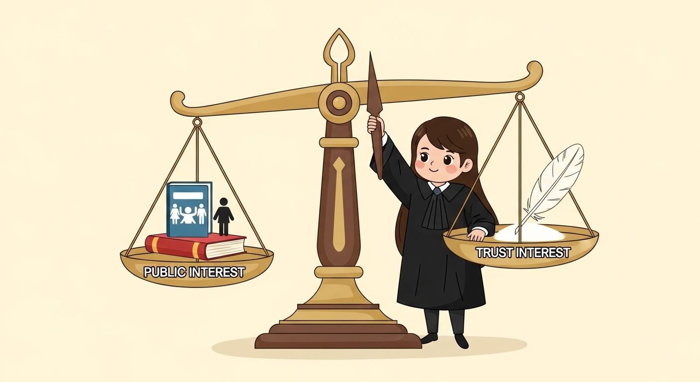 교원 징계 기록, 교장 임용 취소 사유 될까? 5 저울-양쪽에-무거운-책과-가벼운-깃털을-올려놓고-있는-판사-캐릭터